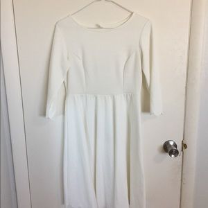 Pinkblush scallop hem dress